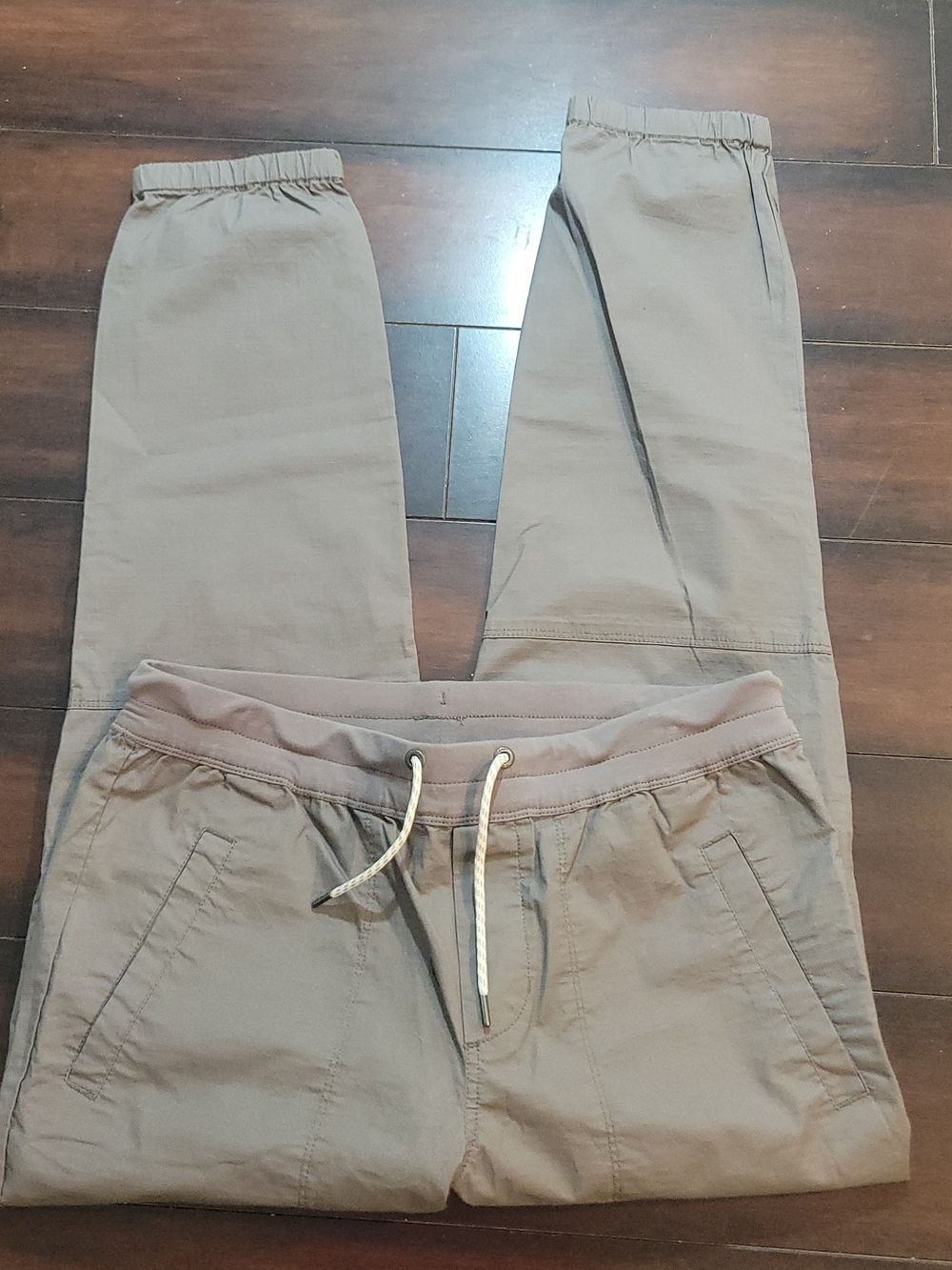 Men's Casual Drawstring Pants - Brown